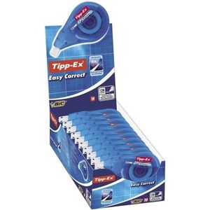 Bic Tipp-Ex Easy Correct/ 4.2mm x 12m/ 10 Stk. Schachtel mit Bic Tipp-Ex Easy Correct/ 4.2mm x 12m/ 10 Stk