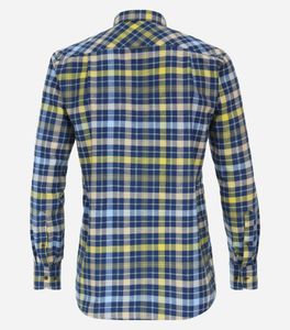 Redmond - Comfort Fit - Herren Flanell Hemd in verschiedenen Farben kariert (232145111)