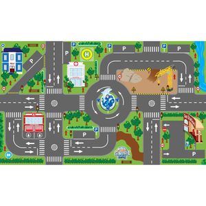 Kids Globe Spielteppich mit LED-Ampeln 72x120 cm