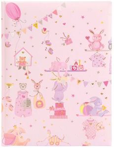 Goldbuch Babytagebuch Wonderland rosa 21x28 cm 44 illustrierte Seiten