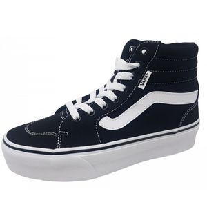 Vans Filmore Hi Frauen Schnürung Lässig Plattform Turnschuhe In Schwarz Weiß  (39, Schwarz-Weiss)