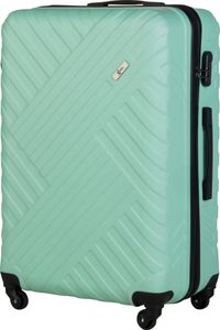 Xonic Design Reisekoffer - Hartschalen-Koffer mit 360° Leichtlauf-Rollen - hochwertiger Trolley mit Zahlenschloss in M-L-XL oder Set (Pastell Mintgrün XL, groß)