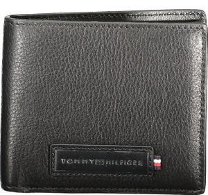 Elegante Herrenbrieftasche in Schwarz mit Münz- und Kartenfach, Größe: UNI Farbe: Nero