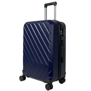 My Travel Bag 1010 Reisekoffer Koffer ABS Hartscharlenkoffer Trolley Blau L