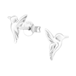 1 Paar Ohrringe Ohrstecker 925 Sterling Silber mit Kolibri