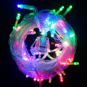 10M 100LEDs, 8 trybów świecenia, wodoodporne lampki choinkowe LED IP44, zewnętrzne oświetlenie ogrodowe, oświetlenie do dekoracji wnętrz, oświetlenie imprezowe, kolorowe