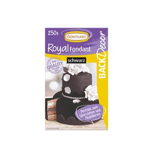 BackDecor Royal Fondant schwarz, 250 g