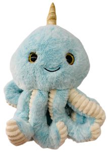 soma Kuscheltier Krake Plüsch Spielzeug Octopus Kuscheltier Cartoon Oktopus Blau 20 cm (1-St), Kuscheltier Cartoon Oktopus Stofftiere Plüschtiere Geburtstag Geschenk