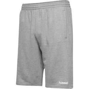 Hummel hmlGO KIDS Baumwolle BERMUDA SHORTS GREY MELANGE 176