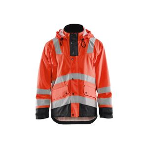 Blakläder High Vis Regenjacke 4302 2003 in zwei Farben, Farbe:high vis rot/schwarz, Größe:XL