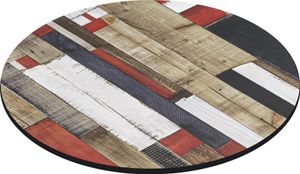 COMPACT | Gastro HPL Tischplatte | Ø 70 cm | Vintage Bunt | Rund | Gastro HPL Tischplatte