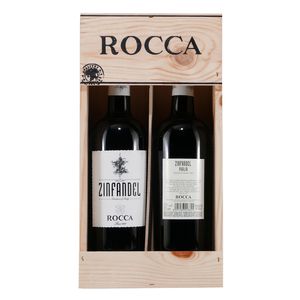 Rocca Zinfandel IGT Rotwein -trocken- 2er Weinträger