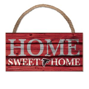 NFL Atlanta Falcons Home Sweet Wood Sign Holzschild Tür- / Wand-schmuck