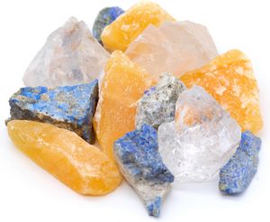 LAVISA Premium Heilsteine Edelsteine Mischungen | Natürliche Kristalle für Dekoration und Wohlbefinden | 100% Natursteine Mineralsteine (Regeneration & Erholung)
