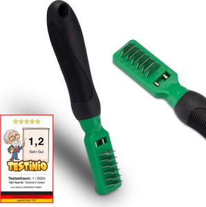 FinoPet Entfilzungsbürste, Entfilzungsmesser, Entfilzungskamm für Hunde und Katzen, Hundebürste/Katzenbürste auch als Filzbürste für Hund und Katze