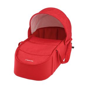 Maxi-Cosi Laika Babywanne, sehr leichter (nur 1,5 kg) und gepolsterter Soft-Kinderwagenaufsatz, passend für den Kinderwagen Maxi-Cosi Laika, Baby-Tragetasche nutzbar ab der Geburt, Nomad Red, Rot