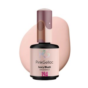 Pink Gellac - Shellac - Cremiges Finish - 194 Ivory Blush - 15 ml