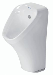Duravit Elektro-Urinal DURASTYLE 300 x 340 mm, Batterie, Zulauf von hinten, ohne Fliege weiß