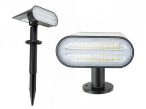 SOLARNY REFLEKTOR OGRODOWY LAMPA OGRODOWA LED SRO-2 4000K IP44 SOLAR 29 cm