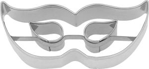 BIRKMANN Ausstechform Venezianische Maske 7cm, Edelstahl, rostfrei, mit Innenprägung, 199774