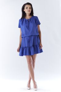 Awama Minikleid für Frauen Llavach A180 himmelblau L/XL