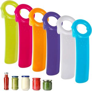 SGEBEST 6 Stück Deckelöffner Glasöffner Schraubdeckelöffner Deckelöffner für Schraubgläser Manuell Flaschenöffner für Senioren Menschen Kinder Frauen