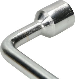 KOTARBAU® Klucz do kól samochodowych wygiety 19 mm ze stali weglowej, chromowany