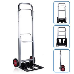 Kinzo Ručný vozík - skladací - hliník - 90 kg - vozík - sťahovanie, kempovanie, nakupovanie