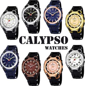 Calypso K5560 Herrenuhr analog quarz Polyurethan-Armband, Variante:08