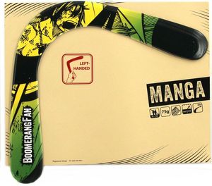 Boomerang MANGA 75 gr - Zweiflügler Bumerang für Linkshänder