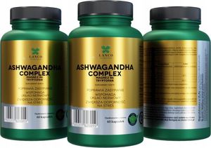 Lanco Nutritions Ashwagandha Complex + Magnez B6 + L-Tryptofan 60 Kapsułek