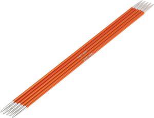 Lana Grossa Knit Pro ZING Strumpfstricknadeln Nadelspiel Aluminium Rainbow, Länge:15 cm, Durchmesser:2.5 mm