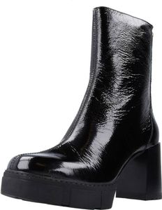 Unisa Stiefelette KOSAR, Lack/Brush, Schwarz, Damen