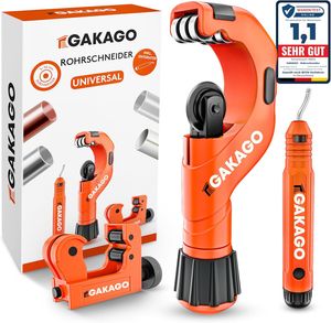 Gakago Rohrschneider Set 3-50mm mit Entgrater -