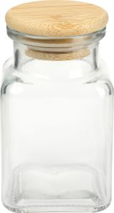 Schramm® Gewürzgläser 150 ml quadratisch 5,5 x 5,5 x 10 cm mit Bambus Verschluss inkl. Etiketten wählbar 6, 12 oder 24 Stück Aufbewahrungsgläser, Größe:24 Stück