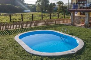 Einbaupool Sumatra 500 x 300 x 120cm Oval