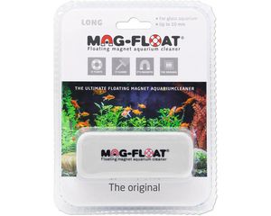 Scheibenreiniger Mag-Float Algenmagnet Long Aquarium Algenmagnet schwimmend ca. 10 x 5,5 x 3,8 cm Glasstärke bis 10 mm