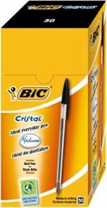 Długopis Cristal Original czarny (50szt) BIC