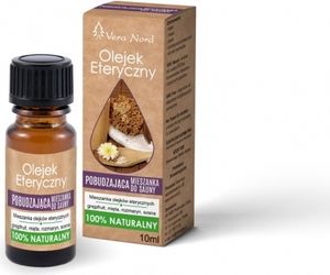 Vera Nord Naturalny olejek eteryczny Pobudzająca Mieszanka do Sauny, 10ml Vera Nord Naturalny olejek eteryczny Pobudzająca Mieszanka do Sauny, 10ml