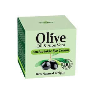 Herbolive Augencreme gegen Falten, Olivenöl & Aloe Vera 15ml