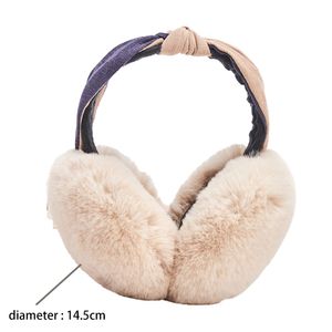 Winter Ohrenschützer Ohrenwärmer Outdoor Faux Fur Earmuffs(Apricot)
