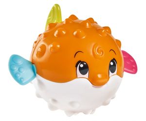 Simba ABC Bunter Tastfisch, Greifling, Rassel, Zahnhilfe, Spielzeug, Babyspielzeug, Baby, ab 6 Monate, 104010003