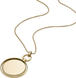 Fossil JF04779710 Damen Collier Edelstahl Gold 86 cm