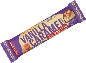 Nutrend Delicious Bar 50 g vanilla-caramel / Riegel, Cookies & Brownies / Ein leckerer glutenfreier Proteinriegel mit geringem Zuckergehalt.