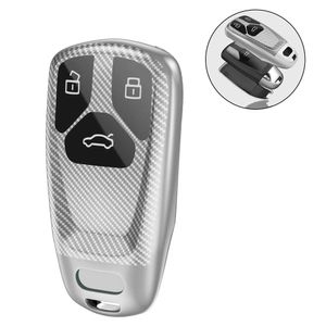 für Audi Key Fob Cover, spezieller weicher TPU-Schlüsseletui-Schutz, kompatibel mit Smart Key