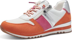 MARCO TOZZI Damen Schnürschuh Reißverschluss Sneaker 2-23707-41, Größe:39 EU, Farbe:Orange