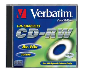 Verbatim 43147 CD-RW 700MB 1Stück(e) CD-Rohling