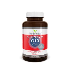 MEDVERITA Coenzyme Q10 Ubiquinone (Coenzym Q10 Ubichinon) 100 mg 120 Kapseln