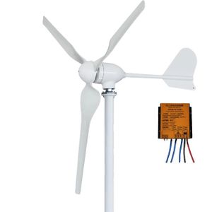 Windgenerator, 5000W Leistung, geringe Geräuschentwicklung, 12V, 3 Klingen, mit MPPT-Regler