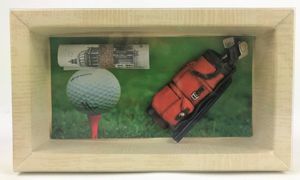 Geldgeschenk Gutschein Golf Golfbag golfen GS023